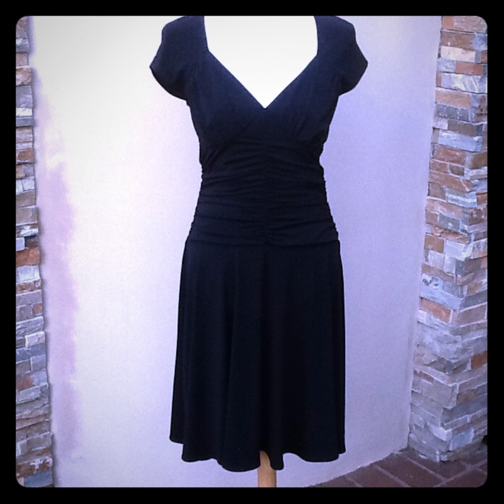 NWT White House Black Market Black dress, size S.